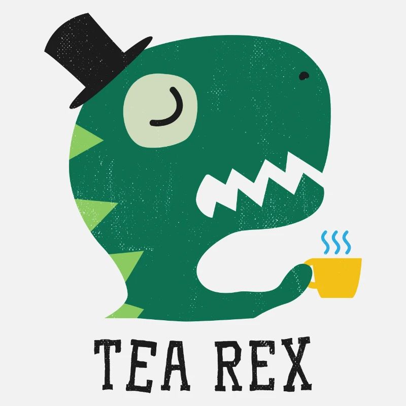 Tea Rex - Funny Dino - T-Rex