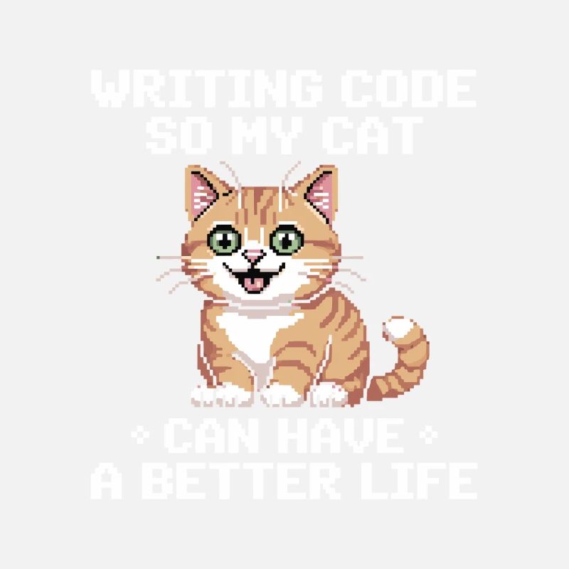 Programmier Katze Lustig Coding Und Katze Deutsch 