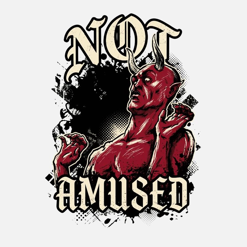 Red Devil Not Amused Funny