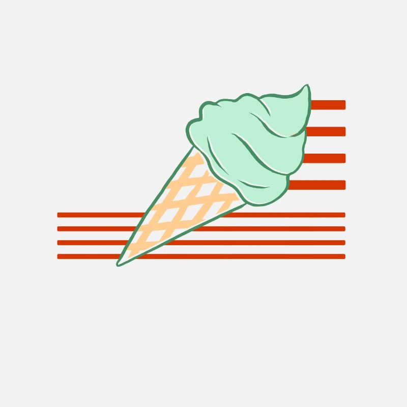 Team Mint Choc Eiswaffel Eiscreme Eis