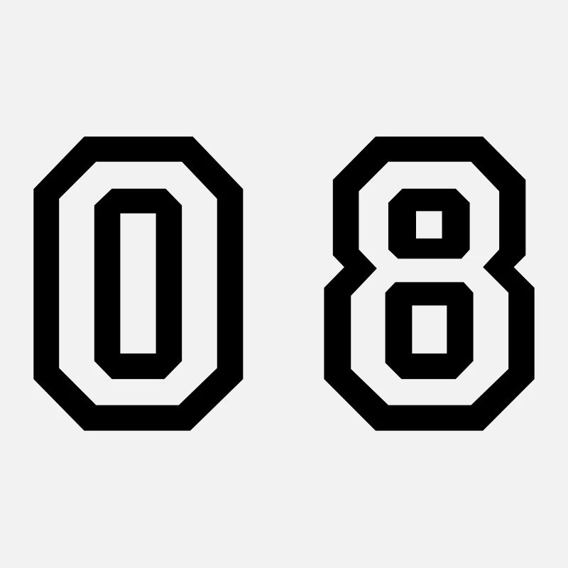 Nummer - 08 - null acht