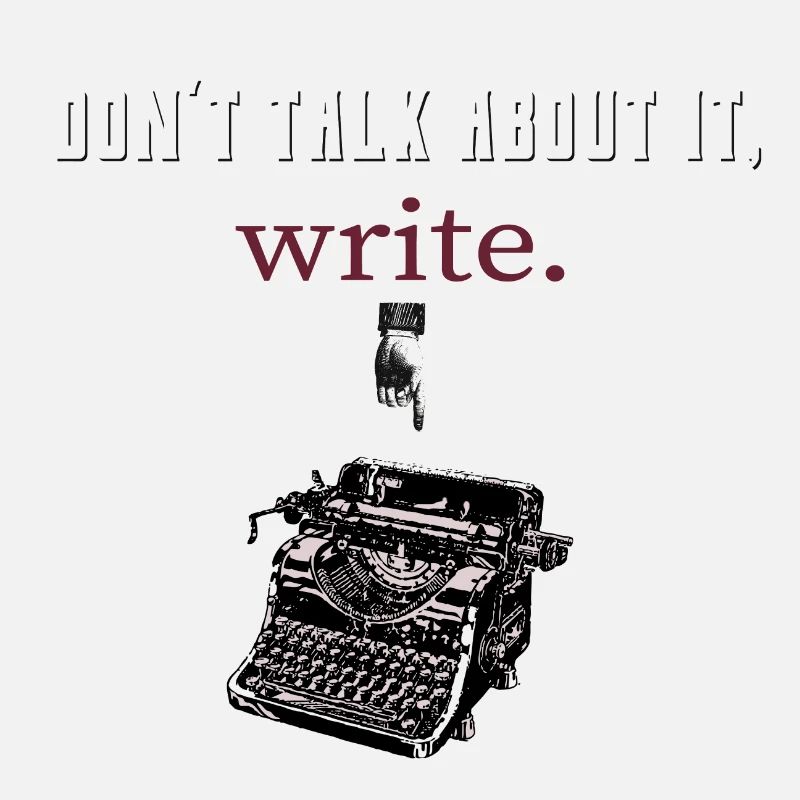 don't talk about it,write