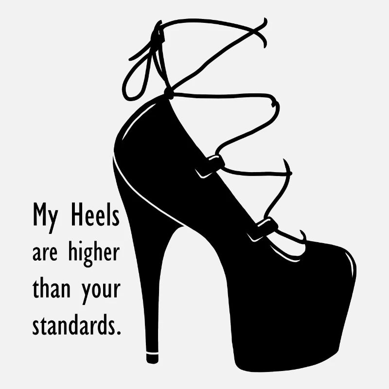 Illustration de chaussures hautes chaussures à talons hauts