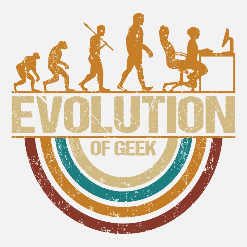 Computer Nerd Programmer Evolution funny