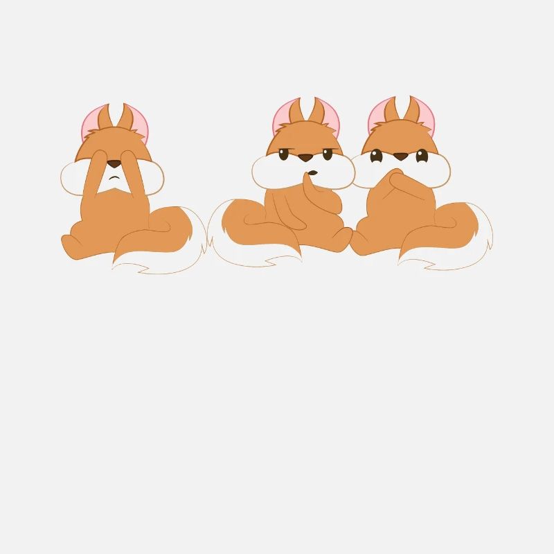 Squirrel Eichkätzchen - Speak no evil