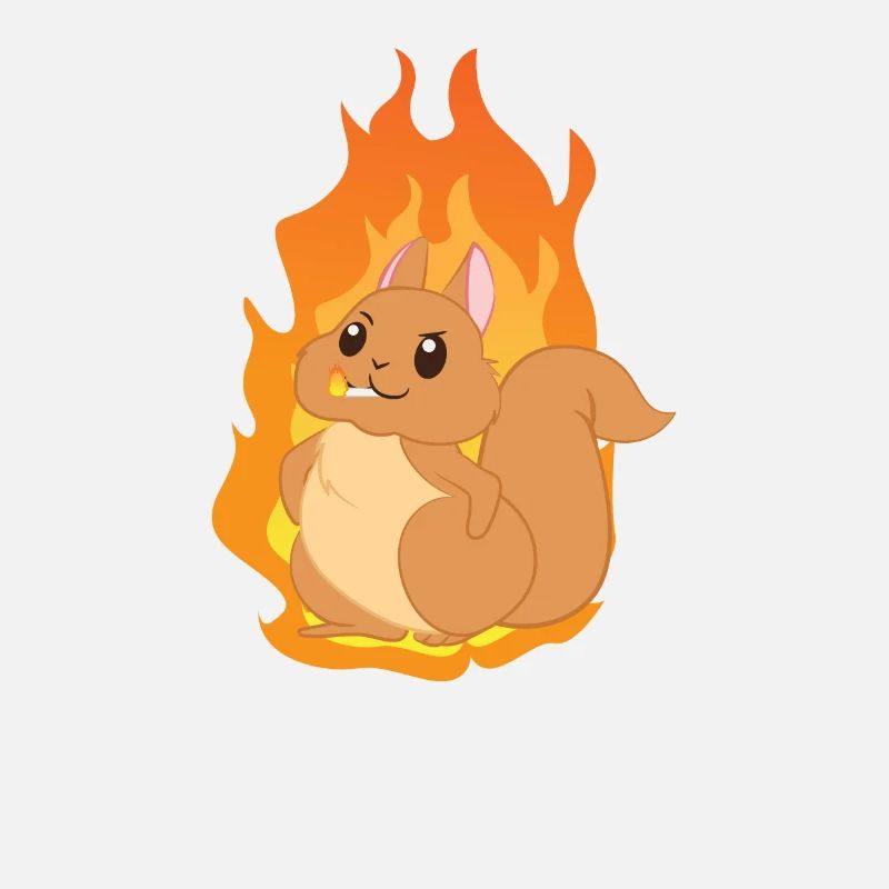 Eichhörnchen - Feuer - Eichkätzchen - Geschenk