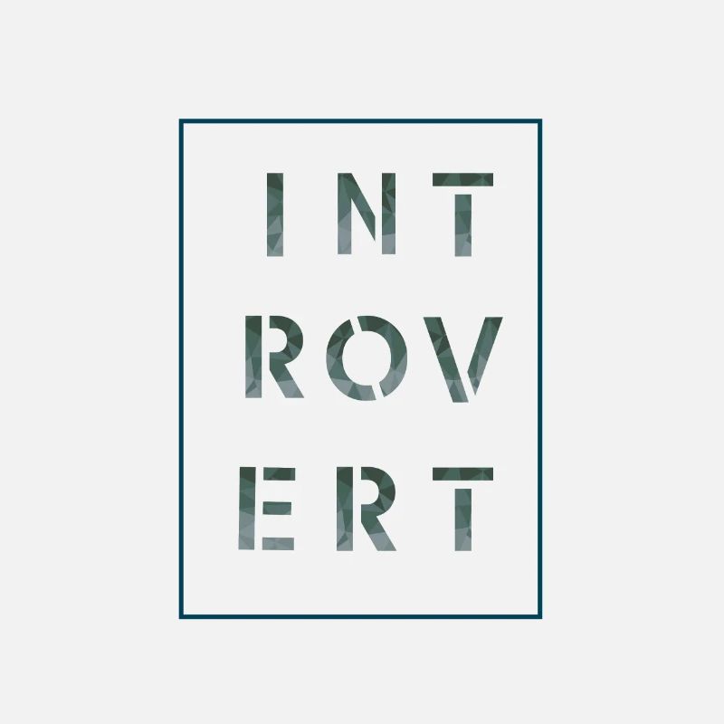 Introvert white, gift, gift idea