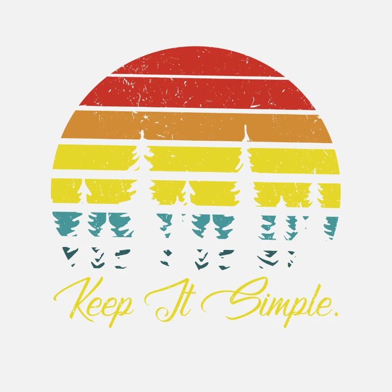 Camping Keep It Simple Tee Shirt