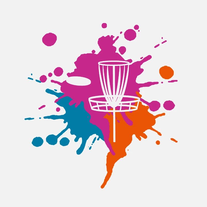 Frisbee-Golf Colored blob