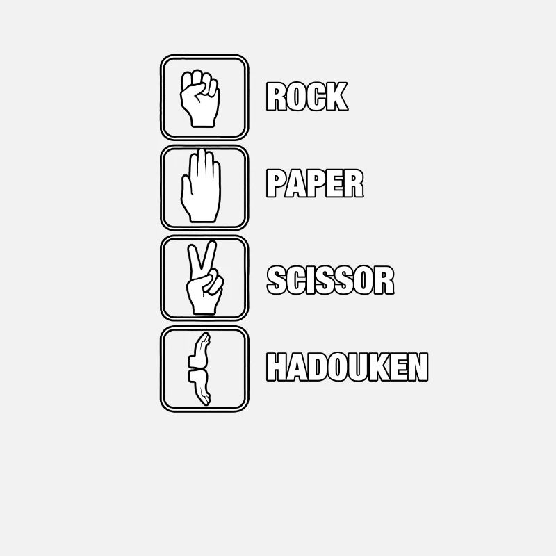 Hadouk de ciseaux de papier de roche