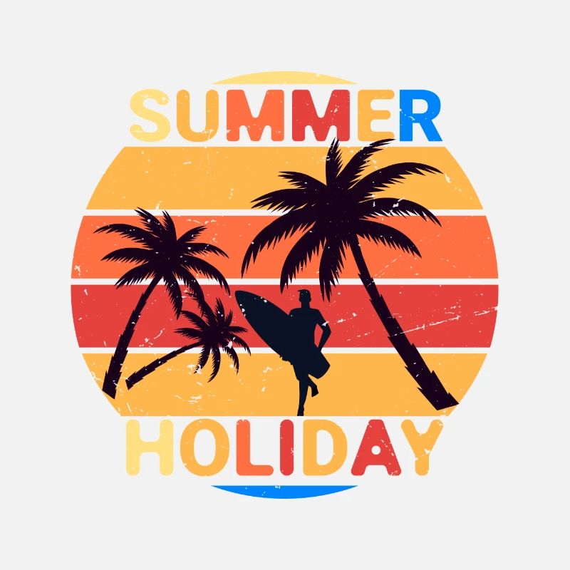 Conception de vacances d'été