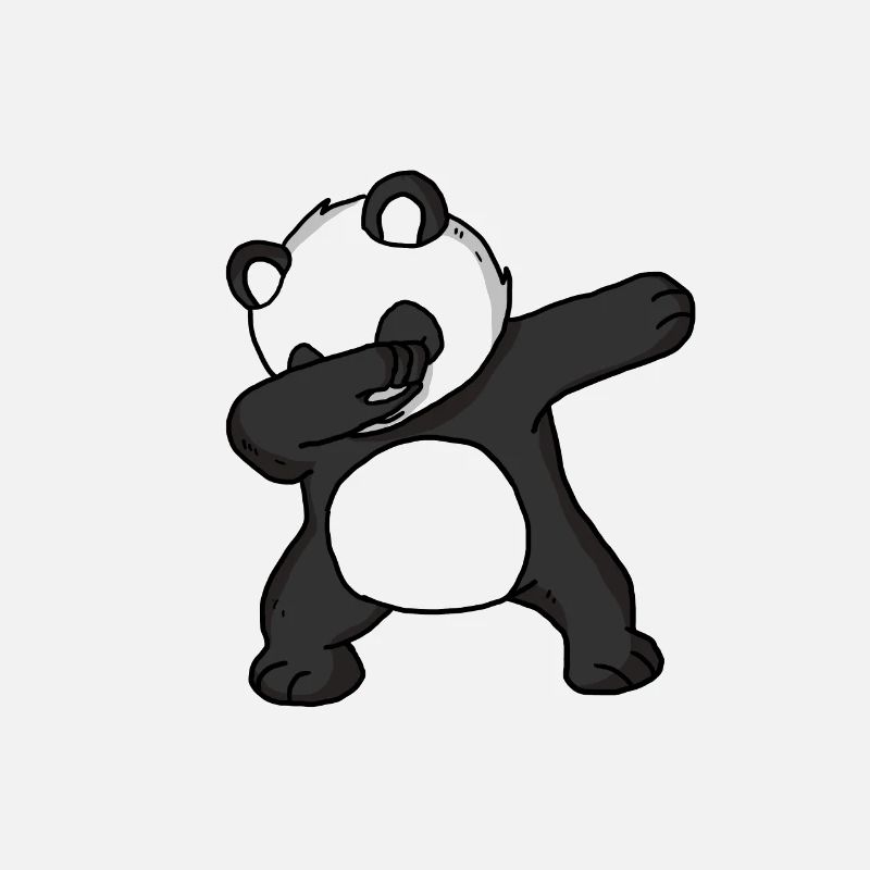 Funny Dabbing Panda Dab Dance Panda Bear Gift