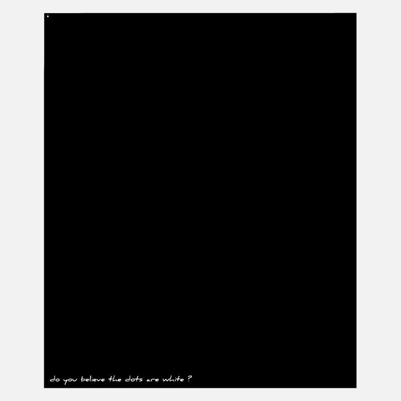 white dot black