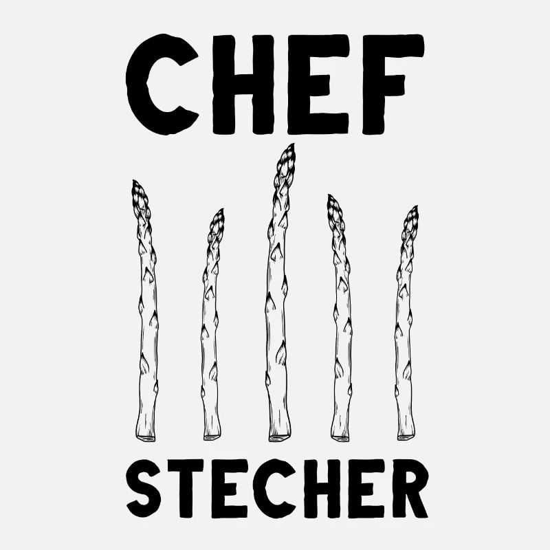 Chefstecher Spargelstecher Spargelernte Bauer