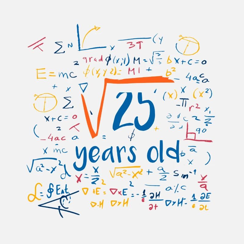 square root 25 years old