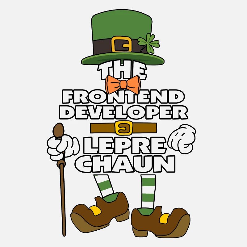 The Frontend Developer Leprechaun St Patrick's Day
