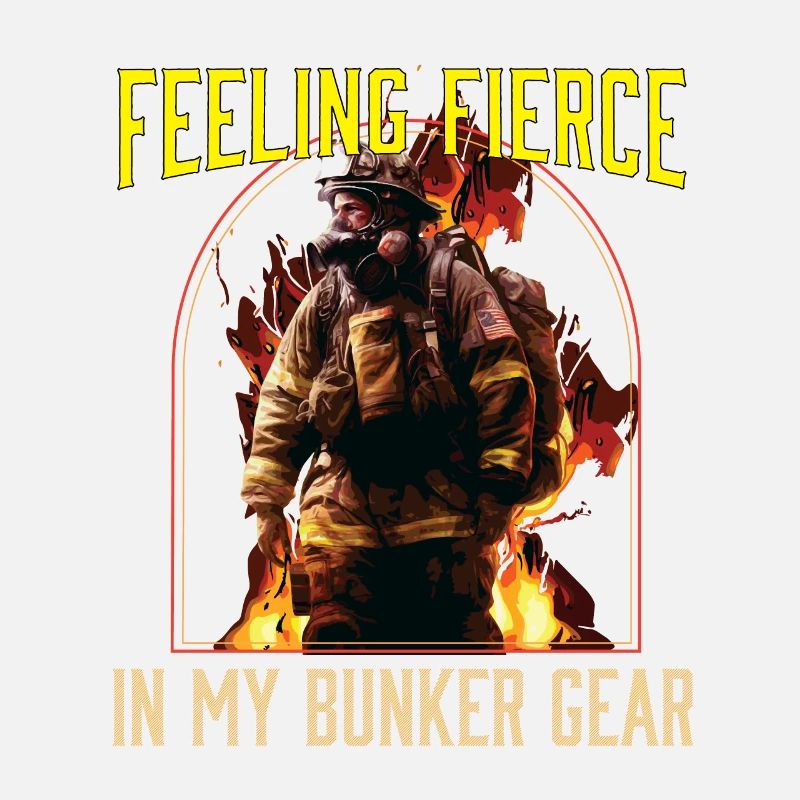 Se sentir féroce dans mon Bunker Gear Fireman