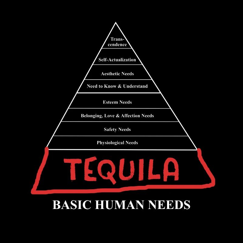 Tequila Basic Human Needs Pyramid Jeu de mots mexicain