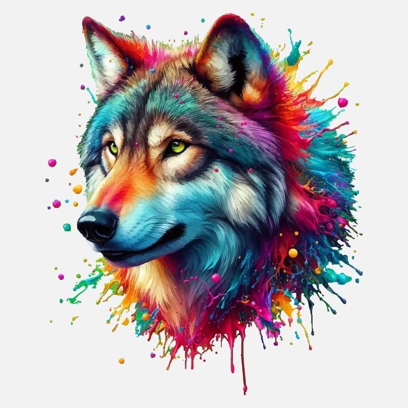 Wolf der tausend Farben