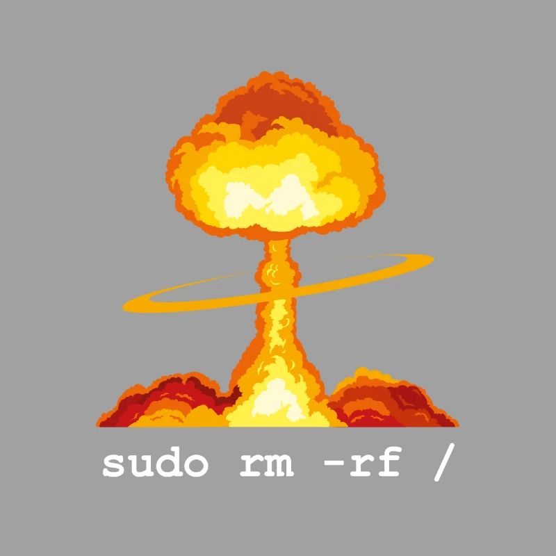 Linux Funny Linux Command Sudo RM RF pour Homme