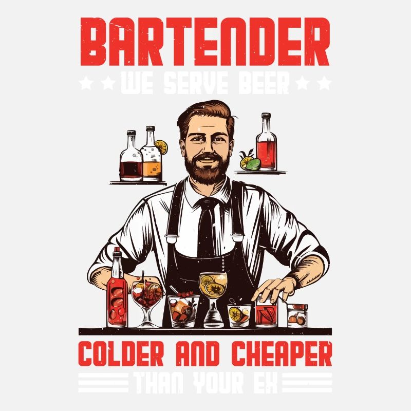 Barman, nous servons de la bière plus froide que votre ex