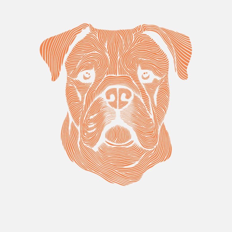 Empreinte digitale bouledogue