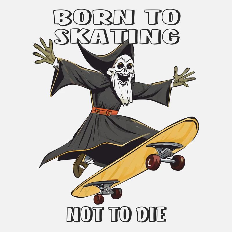SENSENMANN SKATEBOARD BORN TO SKATING NOT TO D