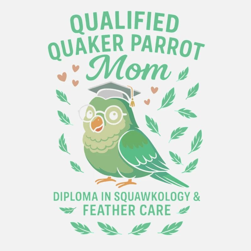 Qualifizierte Quaker Papageienmutter