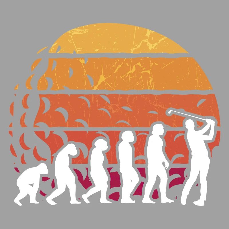 Golf Evolution From Monkey To Men BBall Lovers