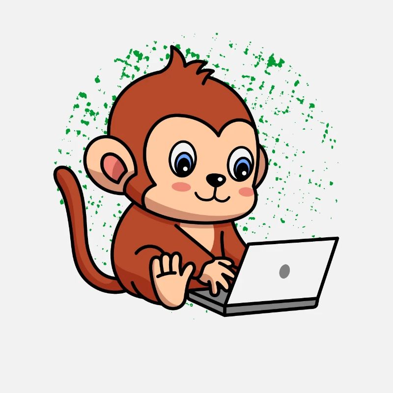 Code Monkey Programming Coder Computer Geek Develo