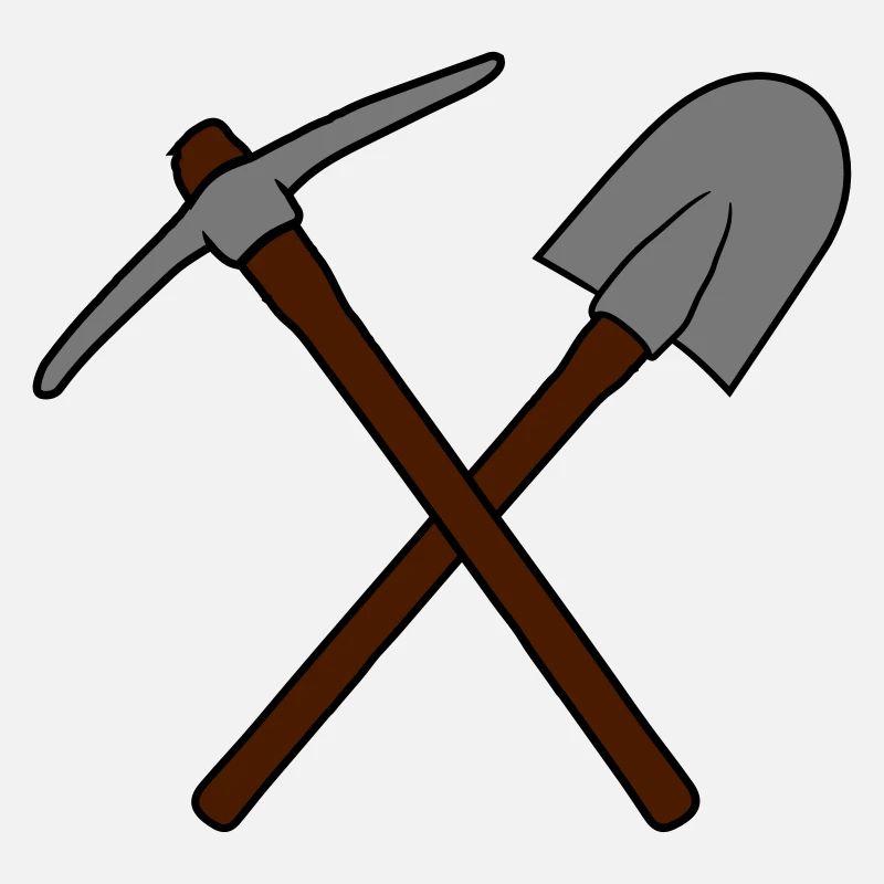 duo cross 2 shovel digging shovels pickaxe pickaxe