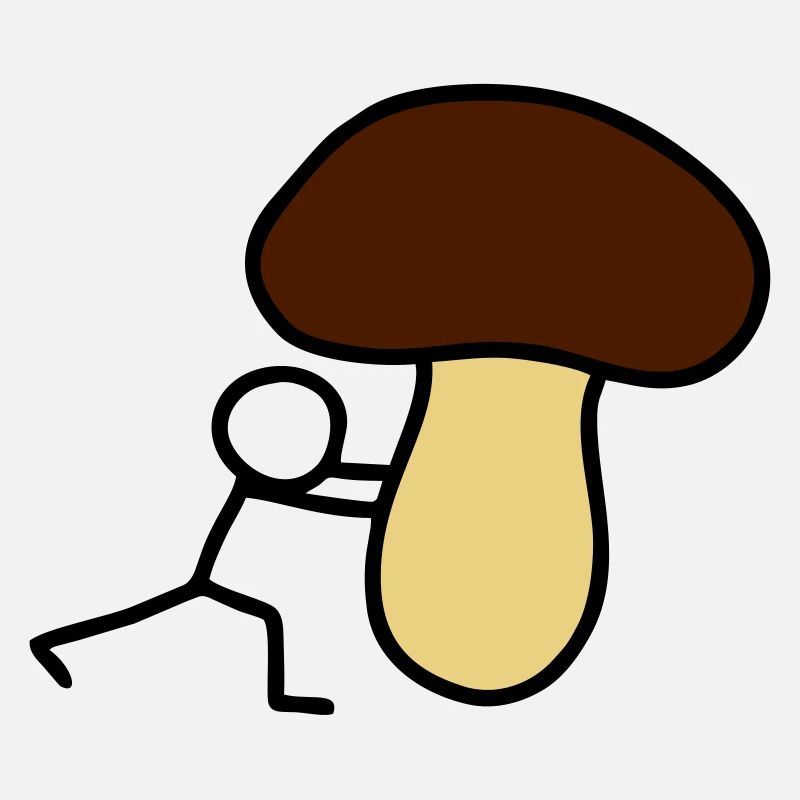 Strichmännchen Pilz - V3