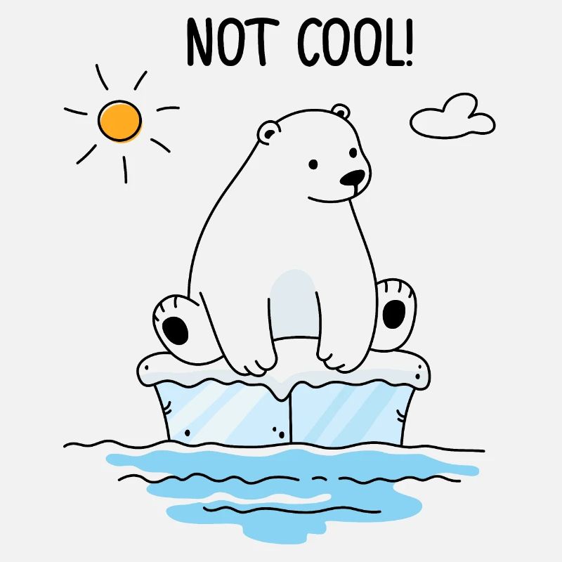 Eisbär auf einer Eisscholle