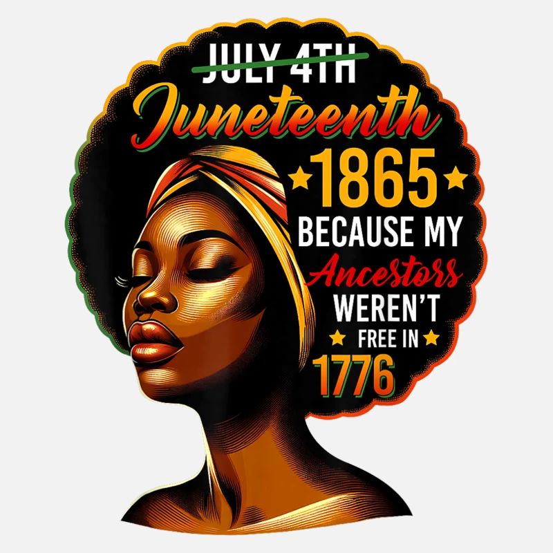 Mes ancêtres n’étaient pas libres en 1776, Juneteenth 1865
