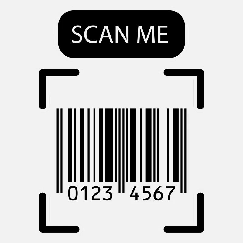 SCAN ME code-barres Funny Design