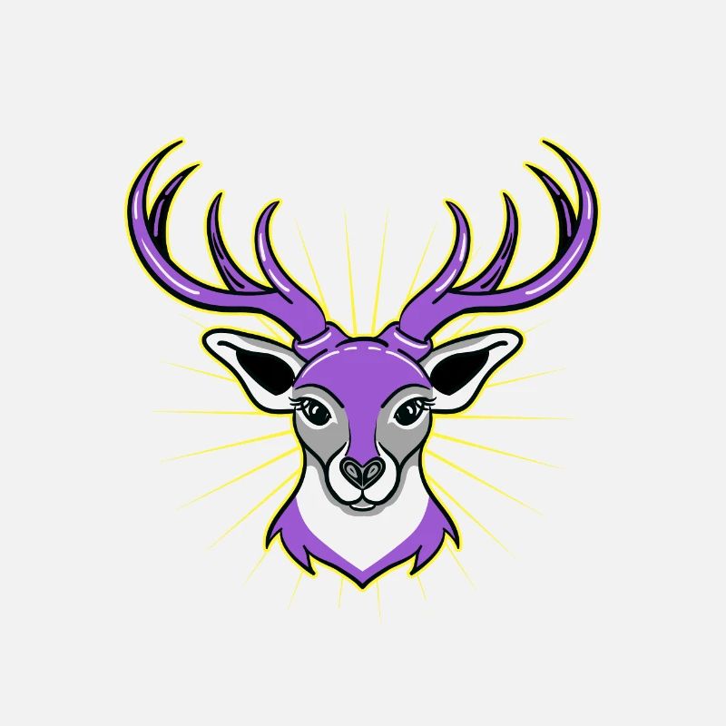 Oh Deer Im Queer Nonbinary Pride