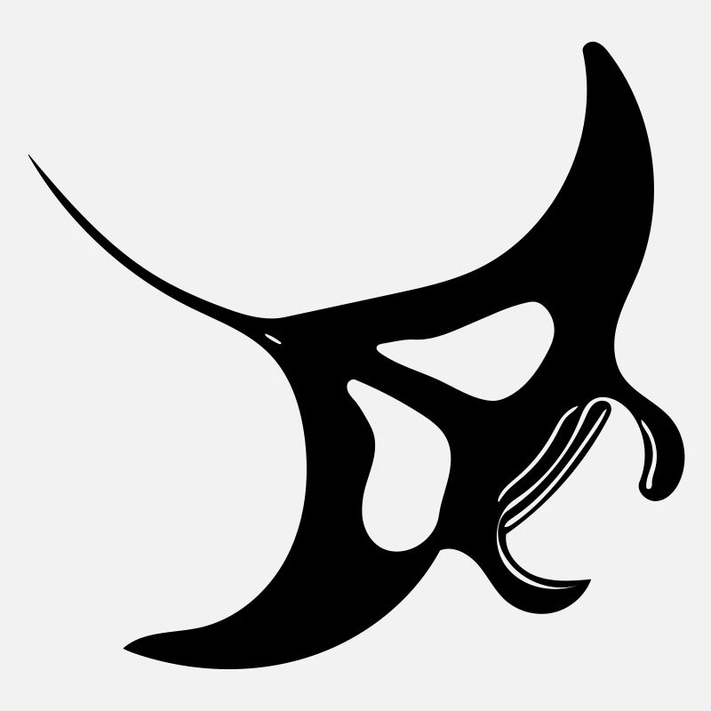 Manta Rochen Vector