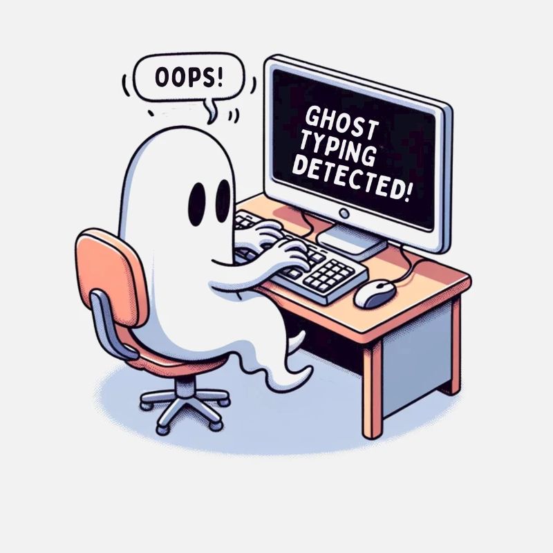 GHOST TYPING DETECTED! -OOPS!