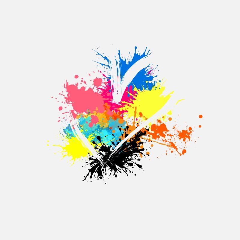 Entdecken Sie: Lebendiges Herz-Design mit kräftigen Farben