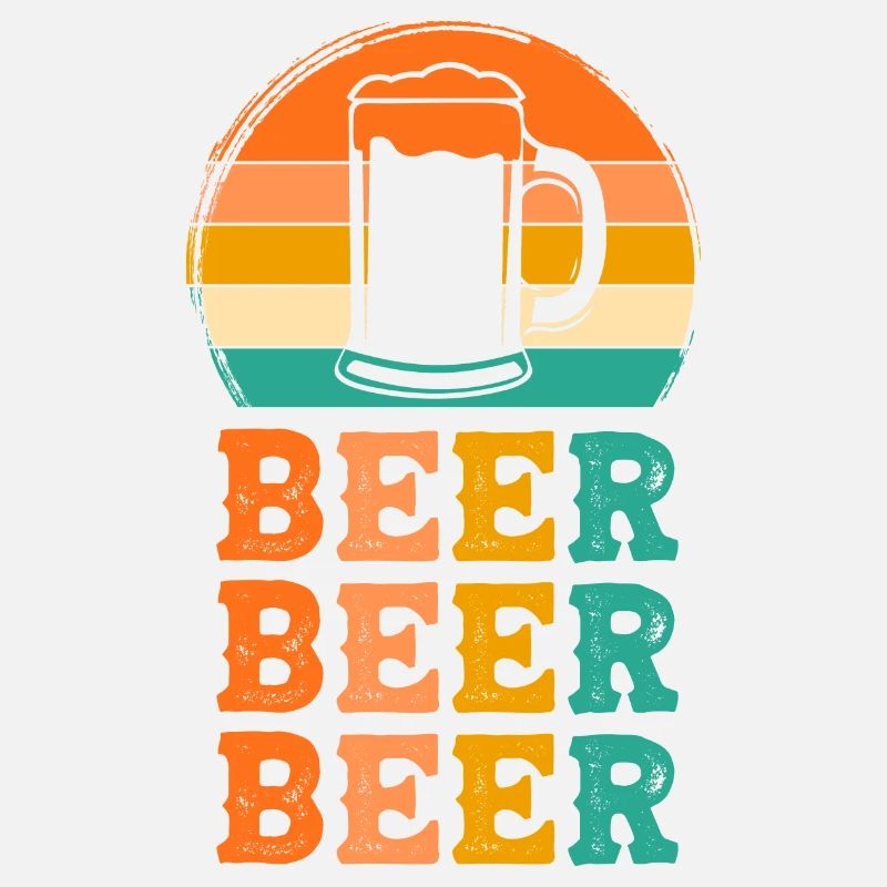 Bier Retro-Design Bier Geschenk