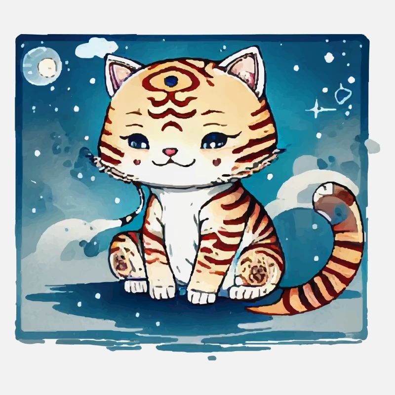 A cat design that couldn't be sweeter.
