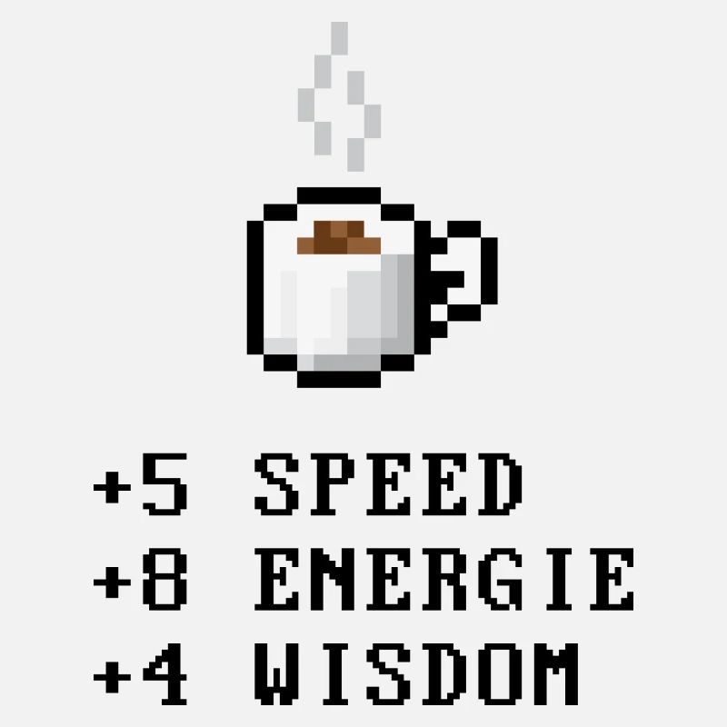 Pixel café avec Stats