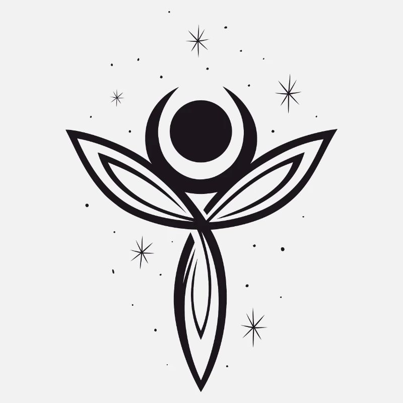 Déesse Lune Déesse Trinity Triquetra