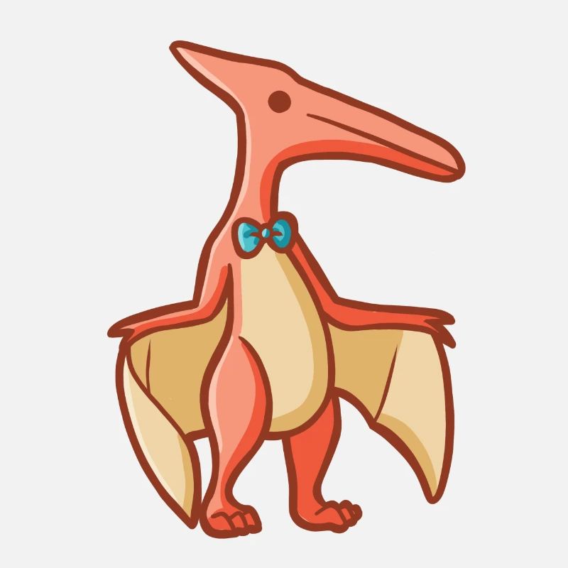 Hugadino ptérodactyle, dino, mignon dinosaure