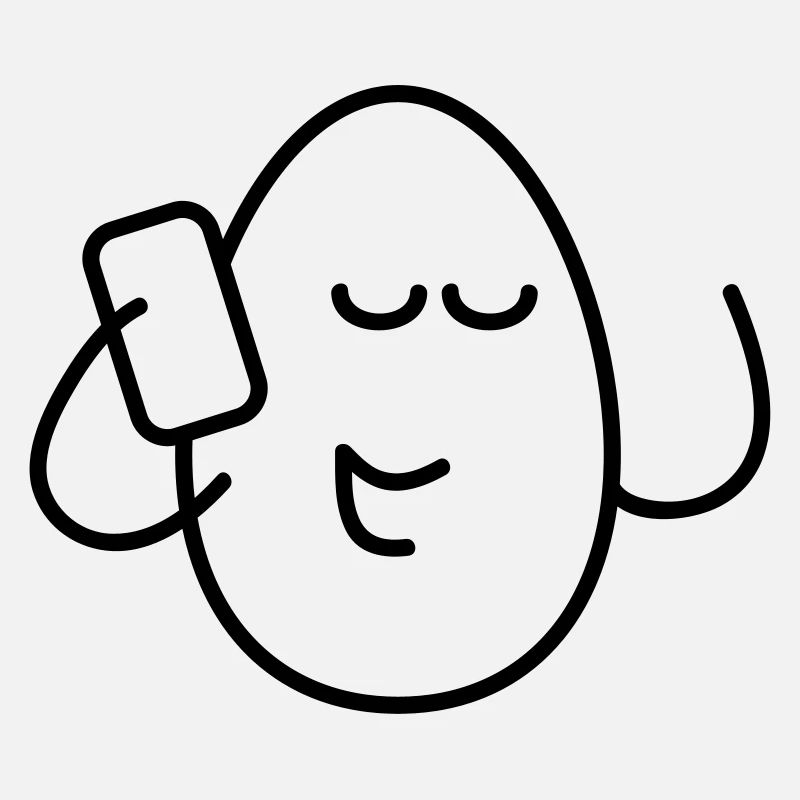 Egg with phone-EiPhone