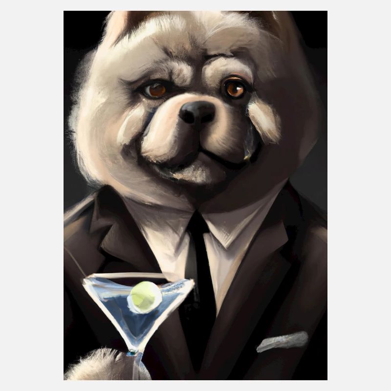 Chow Chow Anzug Martini