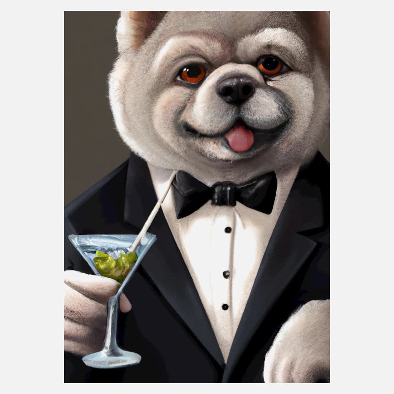 Chow Chow Anzug Martini