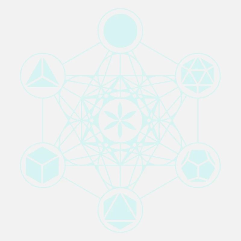 Metatrons Cube, solides platoniques, Fleur de Vie