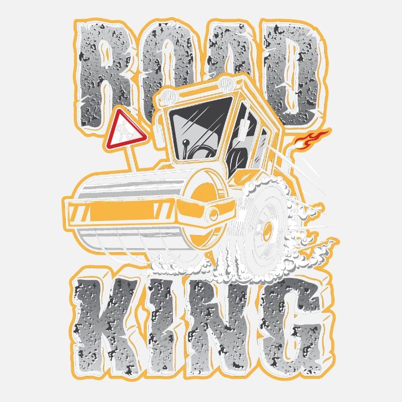 Construction worker road construction construction roller gift