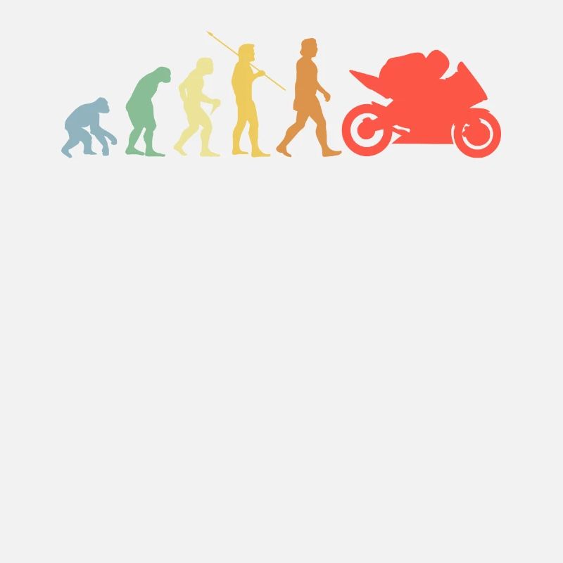 Racing Machine Evolution Retro Motorcycle Gift